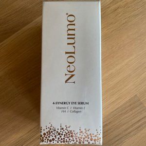 NEOLUMO 4-SYNERGY EYE SERUM-VITAMIN C & E+HA+COLLAGEN-1.0 fl oz/30 ml-NEW-SEALED